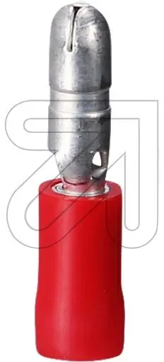 Rundstecker rot - 1,5mm2, 100 Stk