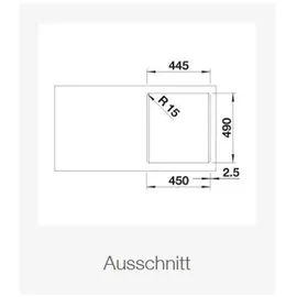 Blanco Naya 45 tartufo + Handbetätigung