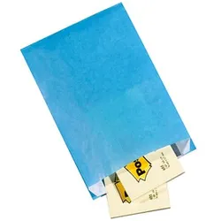 100 VP Faltenbeutel aquamarin 15,0 x 21,0 cm