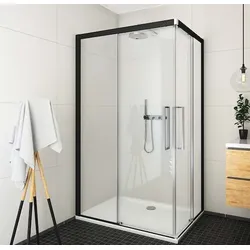 Roth Duschtür Exclusive Line Schwarz Eloxiert 560-100000L-05-02