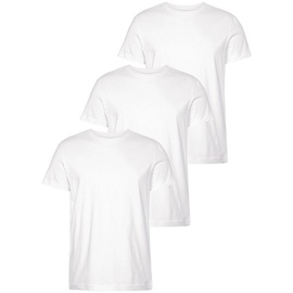 AJC T-Shirt, (Set, 3 tlg 3er-Pack), aus reiner Baumwolle, Gr. XXXL (64/66), weiß, , 72598946-XXXL