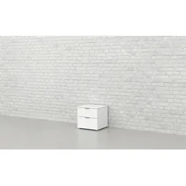 Sconto Nachtschrank Dreamer 45 x 43 x 42 cm Weiß