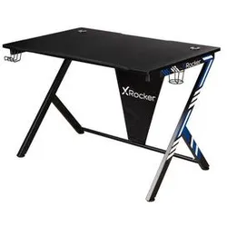 Ocelot Aluminium Carbon Gamingtisch (Schwarz, Blau, Rot) 