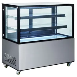 Hendi Kühlvitrine mit 2 Regalen