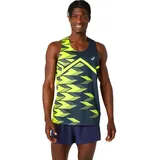 Asics Herren Light Graphic Singlet blau