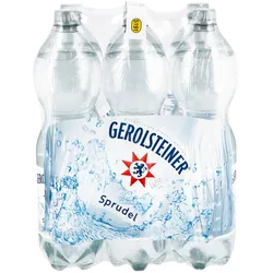 Gerolsteiner Mineralwasser Sprudel 1,5 Liter, 6er Pack