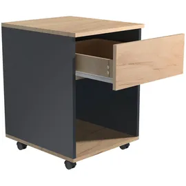 VCM Dalosa Rollcontainer 39 x 45 x 55 cm braun