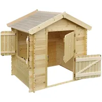 TIMBELA Spielhaus M516 Natur