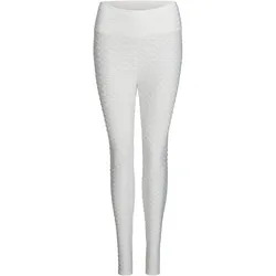 Sportleggings - MIDOYA BootiieTM - 3D Leggings mit Po Push-Effekt Weiß / M - BootiieTM 3D Leggings - Weiß - M
