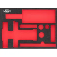 VIGOR Weichschaumeinlage, leer, V7265-L, L x B x H: