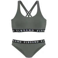 ELBSAND Balconette-Bikini Damen Grün 38 Cup D
