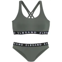 ELBSAND Balconette-Bikini Damen Grün 38 Cup D