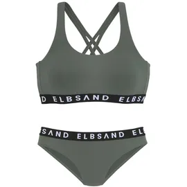 ELBSAND Balconette-Bikini Damen Grün 38 Cup D