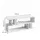Vicco Karel Lowboard 120 x 50,6 cm Weiß MDF/Spanplatte