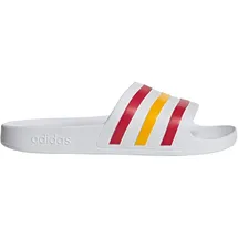 adidas Adilette Aqua Cloud White / Team Power Red 2 / Crew Yellow 40 2/3
