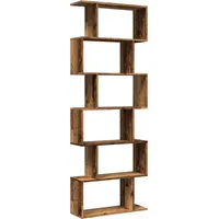vidaXL Bücherregal 6 Etagen 70 x 24 x 193 cm Braun
