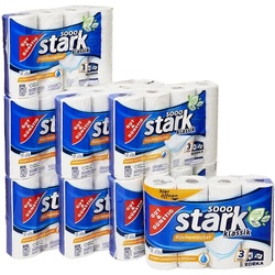 Gut und Günstig Küchenrollen »sooo stark klassik« 3-lagig, 32 Rollen (8 Pack à 4 Rollen) weiß, 26 cm