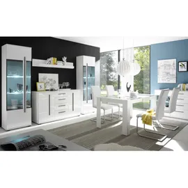 furn.design Wandboard 200 x 20 cm Weiß