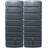 Slim Wandtank Set 2 x 500 l inkl. Verbinder graphitgrau