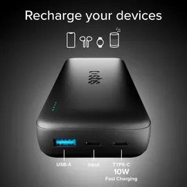 SBS Infinity PowerBank 20.000 mAh Schwarz