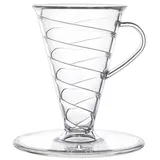 Eieenotee Filterbecher Kaffeefilter Home Office Spirale Handgebrühter Kaffeefilterbecher B