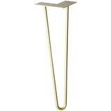 Wagner System Möbelfuß Hairpinlegs Stahl Höhe: 40 cm, Gold,