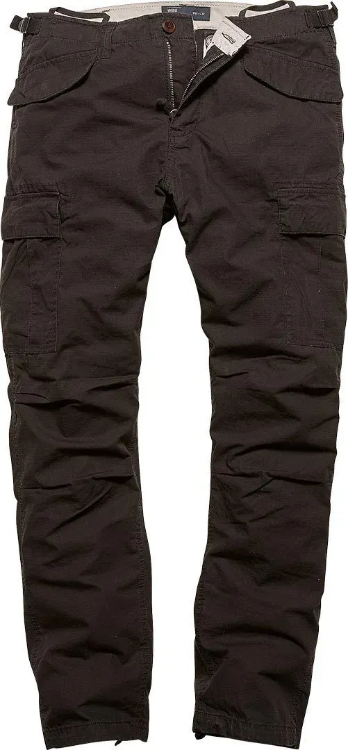 Vintage Industries Miller M65 Broek, zwart, 40 Voorman