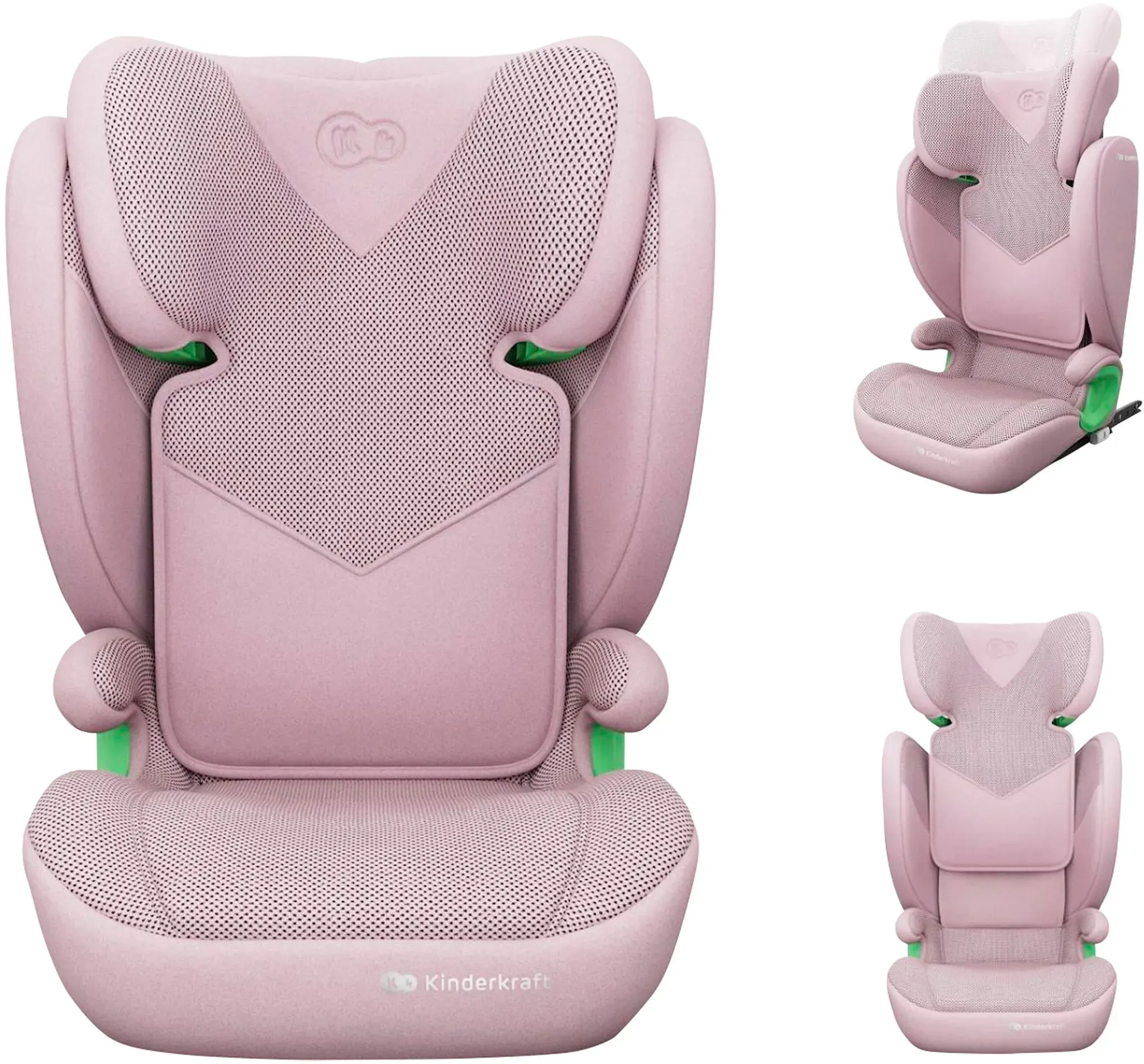 Kinderkraft Kindersitz JUNIOR FIX 2 PLUS, rosa