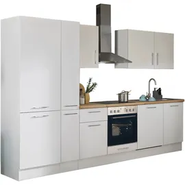 BASIC by Balculina Küchenzeile Turin 310 cm weiß