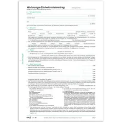 RNK Mietvertrag A4 599 Einheitsmietvertrag