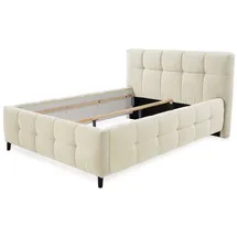 JOB Polsterbett Lucy 140 x 200 cm Stoff Beige