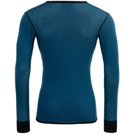 Devold of Norway Wool Mesh 190 Langarm-T-Shirt Flood/Caviar S