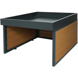 Mendler Mähroboter-Garage mit Pflanzkasten HWC-L45