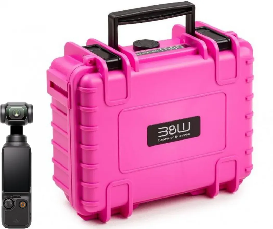 DJI Osmo Pocket 3 + B&W Case Typ 500 Pink