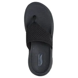 SKECHERS Damen Go Walk Arch Fit 2.0 Sandal Carrie, Black Textile, 36