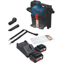Bosch GAS 18V-6L S inkl. 2 x 5,0 Ah Akku + Ladegerät