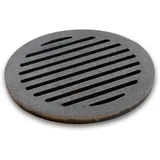 Grillrostprofi - Feuerrost Kohlerost Ascherost Kaminrost, rund Durchmesser 22 cm - das Original aus massivem Gusseisen von Ihrem Grillrostprofi.