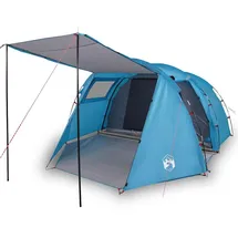vidaXL Tunnelzelt 4 Personen Blau
