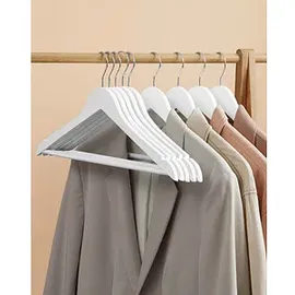 Songmics Kleiderbügel weiß, 20 St.