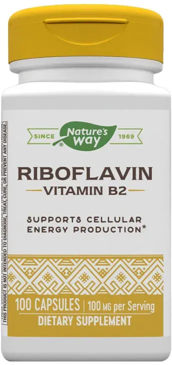 Nature's Way Riboflavin Vitamin B2 (100 Kapseln)