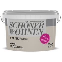 SCHÖNER WOHNEN FARBE Wand- und Deckenfarbe »Trendfarben«, cosy, 2,5l - beige