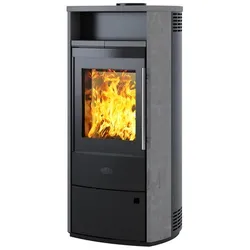 KLEINING Kaminofen »Dublin«, grau, Naturstein, 6 kW, Dauerbrand geeignet