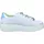 REMONTE Damen Sneaker D1C06, Frauen Halbschuhe,lose Einlage,Strassenschuhe,Sportschuhe,Freizeitschuhe,Turnschuhe,Weiss Kombi (80),39 EU - 39