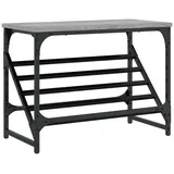 vidaXL Schuhregal Grau Sonoma 60x30x45 cm Holzwerkstoff