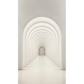 ascreation A.S. Création Fototapete 3D Weiß Grau