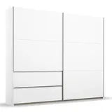Rauch Kleiderschrank Schwebetürenschrank Sevilla mit 2 Schubkästen 218 cm Breit
