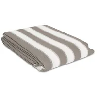 WINDHAGER Balkonblende SYLT 0,9x5m, grau/weiss