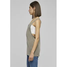 URBAN CLASSICS Ladies Loose Burnout Tank - Grau