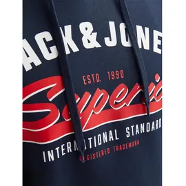JACK & JONES Kapuzenpullover Logo Kapuzenpullover
