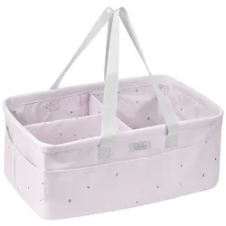 Kikkaboo Wickeltasche, Korb, Windelorganizer faltbar Griffe abnehmbare Trennwand rosa